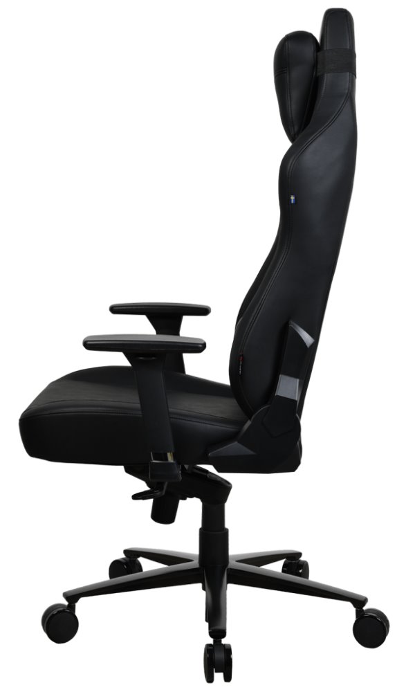 Herné kreslo AROZZI VERNAZZA XL SoftPU Pure Black/ povrch polyuretán/ čierna