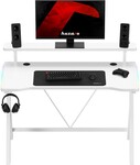 Hero 1.9 RGB White 120 cm gaming desk