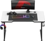Hero 2.5 White 120 cm gaming desk