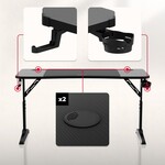 Hero 3.6 gaming desk Black