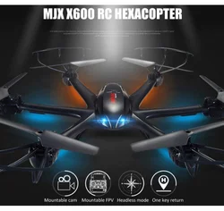 Hexakoptéra MJX X600 + FPV kamera C4010 černá
