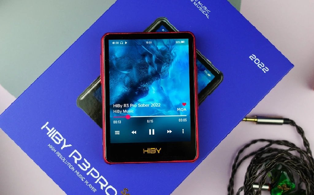 HiFi přehrávač HiBy R3 PRO 2022 Saber Red