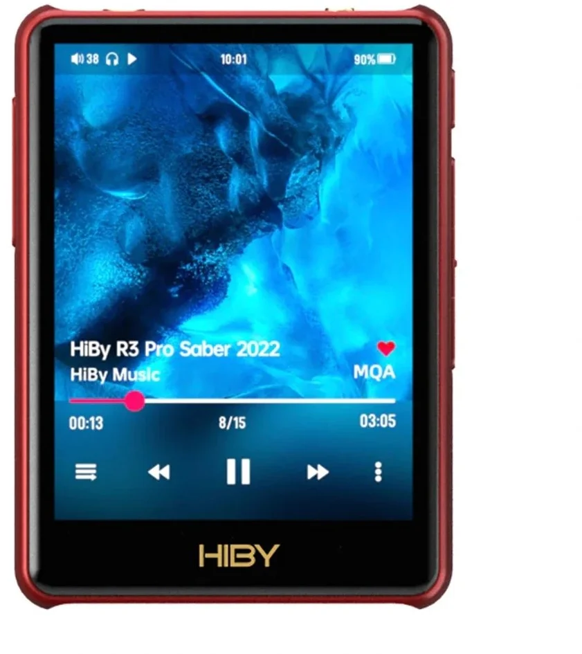 HiFi přehrávač HiBy R3 PRO 2022 Saber Red