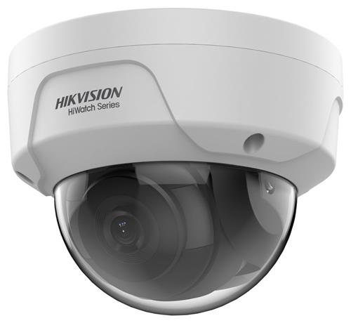 HIKVISION HiWatch IP kamera HWI-D180H(C)/ Dome/ 8Mpix/ objektiv 2,8 mm/ H.265+/ krytí IP67+IK10/ IR až 30m/ kov+plast