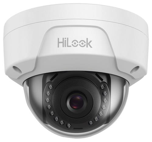 HiLook IP kamera IPC-D150H(C)/ Dome/ rozlišení 5Mpix/ objektiv 4mm/ H.265+/ krytí IP67+IK10/ IR až 30m/ kov+plast