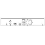 HiLook NVR rekordér NVR-104MH-C/4P(C)/ pre 4 kamery/ rozlíšenie 8Mpix/ HDMI/ VGA/ 1x RJ45/ kov