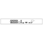 HiLook NVR rekordér NVR-208MH-C/8P(C)/ pro 8 kamer/ 8x PoE/ rozlišení 8Mpix/ HDMI/ VGA/ 2x USB/ LAN/ 2x SATA/ Kov
