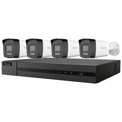 HiLook Powered by HIKVISION/ 4K Smart Hybrid Light KIT Bullet 2TB/ 1x NVR-108MH-C/8P/ 4x IPC-B180HA-LUF