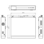 HiLook Wi-Fi NVR rekordér NVR-108MH-D/W(C)/ pre 8 kamier/ rozlíšenie 6Mpix/ WiFi/ HDMI/ VGA/ 2x USB/ LAN/ 1x SATA/ kov