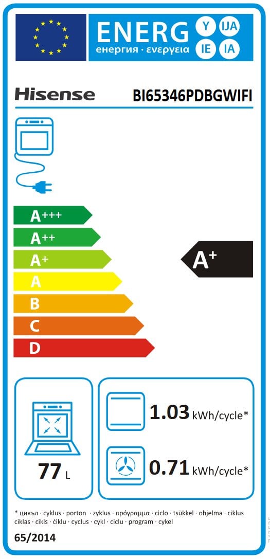 HISENSE BI65346PDBGWIFI