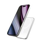 Hliníková powerbanka Epico 5000 mAh s podporou montáže MagSafe - strieborná