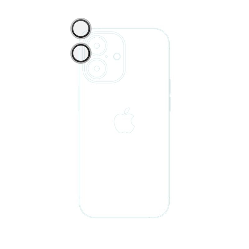 Hliníkové chrániče objektívu Epico | iPhone 17 | strieborná