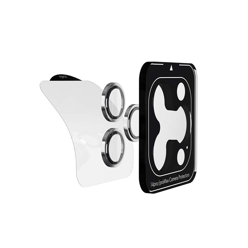 Hliníkové ochranné sklo Epico pre iPhone 14 Pro / 14 Pro Max (6,1") - tmavo fialové