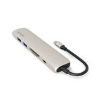 Hliníkový rozbočovač Epico 6v1 | 100W USB-C PD | hviezdne biely