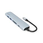 Hliníkový rozbočovač Epico 6v1 | 100W USB-C PD | modrá