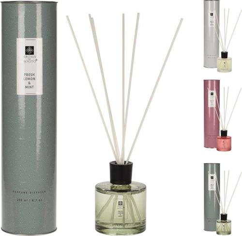 Homestyling Aroma difuzér s vonnými tyčinkami FRESH LEMON & MINT, 200 ml
