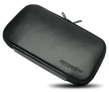 Horizontální pouzdro Redpoint Bridge se zavíráním na zip, PU kůže, velikost XL, černé