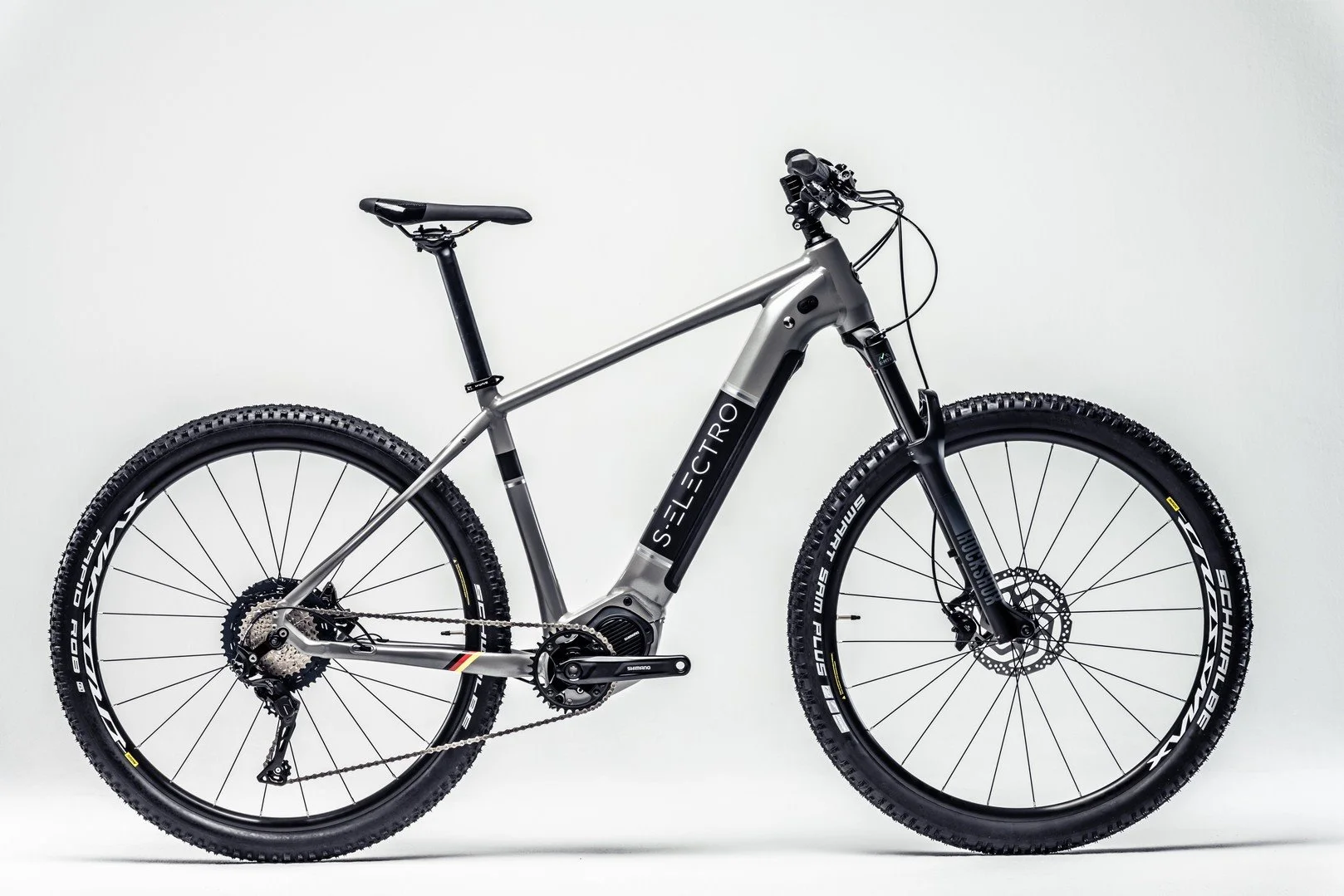 Horský bicykel SILVERBACK COMP SL, 8000 Motor, 630 Wh, veľkosť L - Magnetic Grey