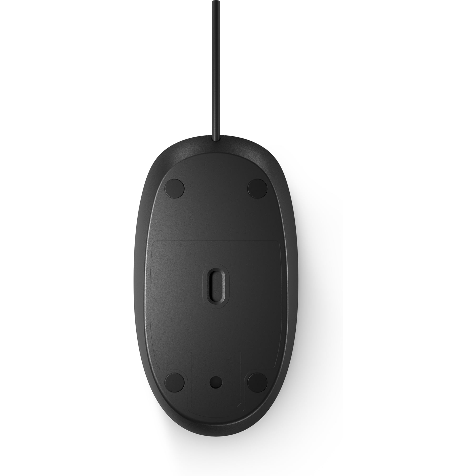 HP 125 myš, kancelárska, optická, s káblom, USB, čierna