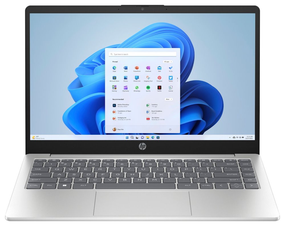 HP 14-em0032nc/ Ryzen 3 7320U/ 8GB DDR5/ 256GB SSD/ Radeon™ Graphics/ 14"FHD,matný/ W11H/ stříbrný