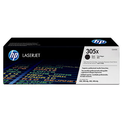 HP 305X Black Toner (4000 strán) pre LJP 300/400 M475, CE410X - originálne