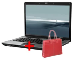 HP 6720s T5470 15.4WXGA 1GB 80GB DVDRW WL BT VB + červená kabelka