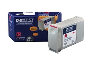 HP 80 Magenta (350ml) pre DesignJet 105x (C4847A)