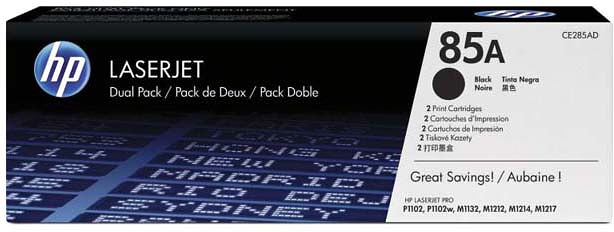 HP 85A Dvojbalenie Black CE285AD