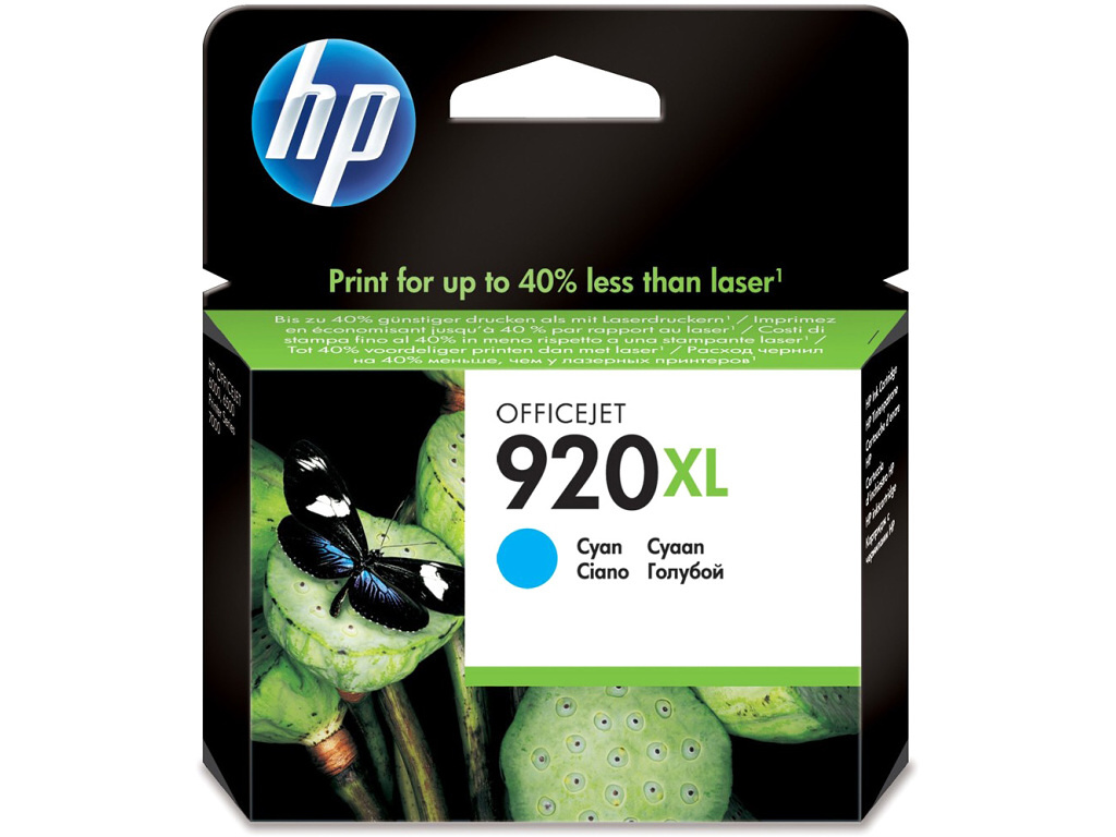 HP 920XL Cyan (700 strán) pre OJ 6500 (CD972AE) - originálne