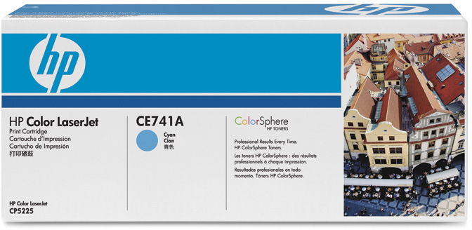 HP CE741A Cyan Toner (7300str.) pre CLJ CP5225 - originálne