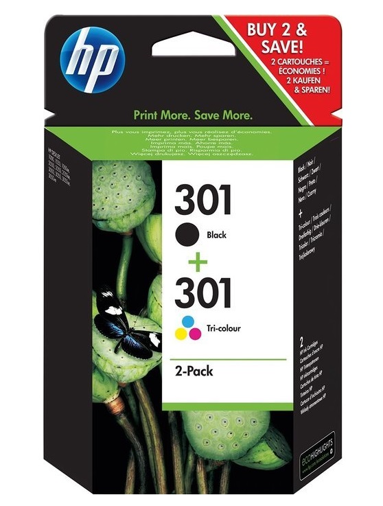 HP Combo Pack 301 (N9J72AE) - originálne