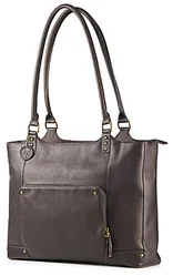 HP Ladies Brown Leather Tote (up to 15.6")