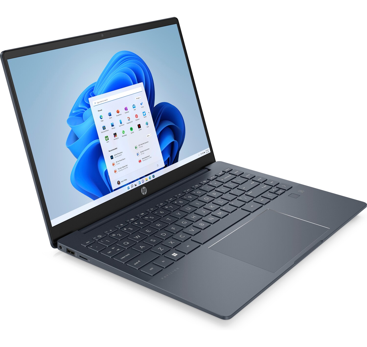 HP Pavilion Plus/14-eh1001nc/i5-13500H/14"/2880x1800/16GB/1TB SSD/Iris Xe/W11H/Blue/3R