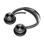 HP Poly Voyager Focus 2 MS USB-C-C Headset + USB-C/A Adapter + Nabíjecí stojánek (9T9J6AA)