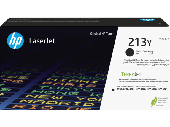 HP W2130Y, black toner. kazeta HP LaserJet 213Y
