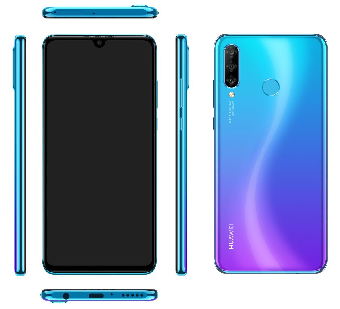 Huawei P30 Lite 64GB Peacock Blue