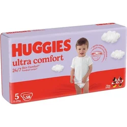 HUGGIES® Ultra Comfort Mega plienkové nohavičky veľkosti 5 58ks