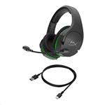 HyperX CloudX Stinger Core/Stereo/ANC/BT/Bezdrát/Šedá-zelená