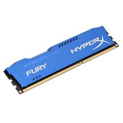 HyperX Fury 4GB 1866MHz DDR3 CL10 (10-10-10-30), modrý chladič HX318C10F/4 - Paměťové moduly