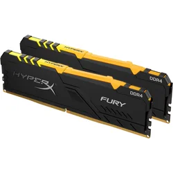 HyperX FURY DDR4 16GB (Kit 2x8GB) 3000MHz CL15 SR x8 RGB HX430C15FB3AK2/16 - Paměťové moduly