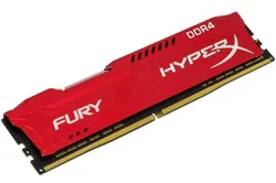 HyperX Fury DDR4 8GB 2666MHz CL16, červený chladič