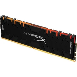 HyperX Predator DDR4 8GB 3600MHz CL17 DIMM 1.35V, RGB chladič HX436C17PB4A/8 - Paměťové moduly - DDR