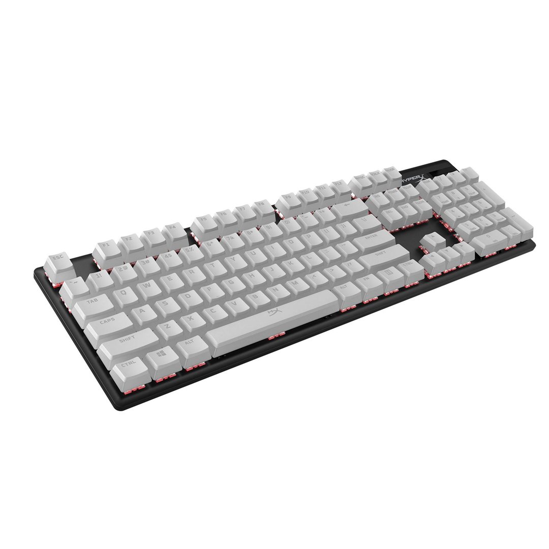 HyperX Pudding Keycaps US bílé