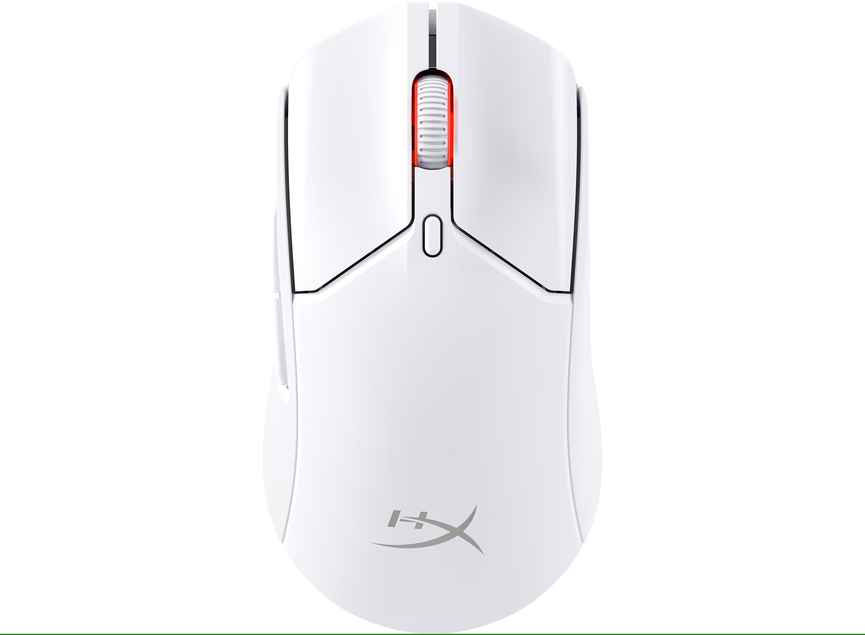 HyperX Pulsefire Haste 2/Herní/Optická/Pro praváky/26 000 DPI/USB+BT/Bílá