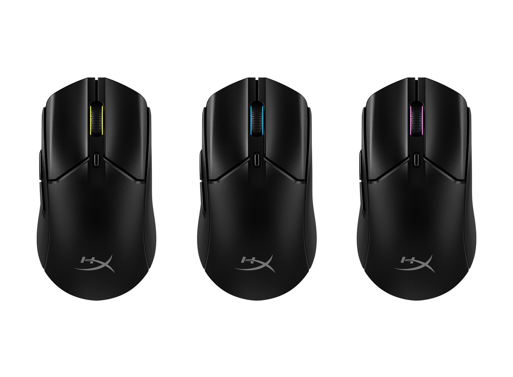 HyperX Pulsefire Haste 2/Herní/Optická/Pro praváky/26 000 DPI/USB+BT/Černá