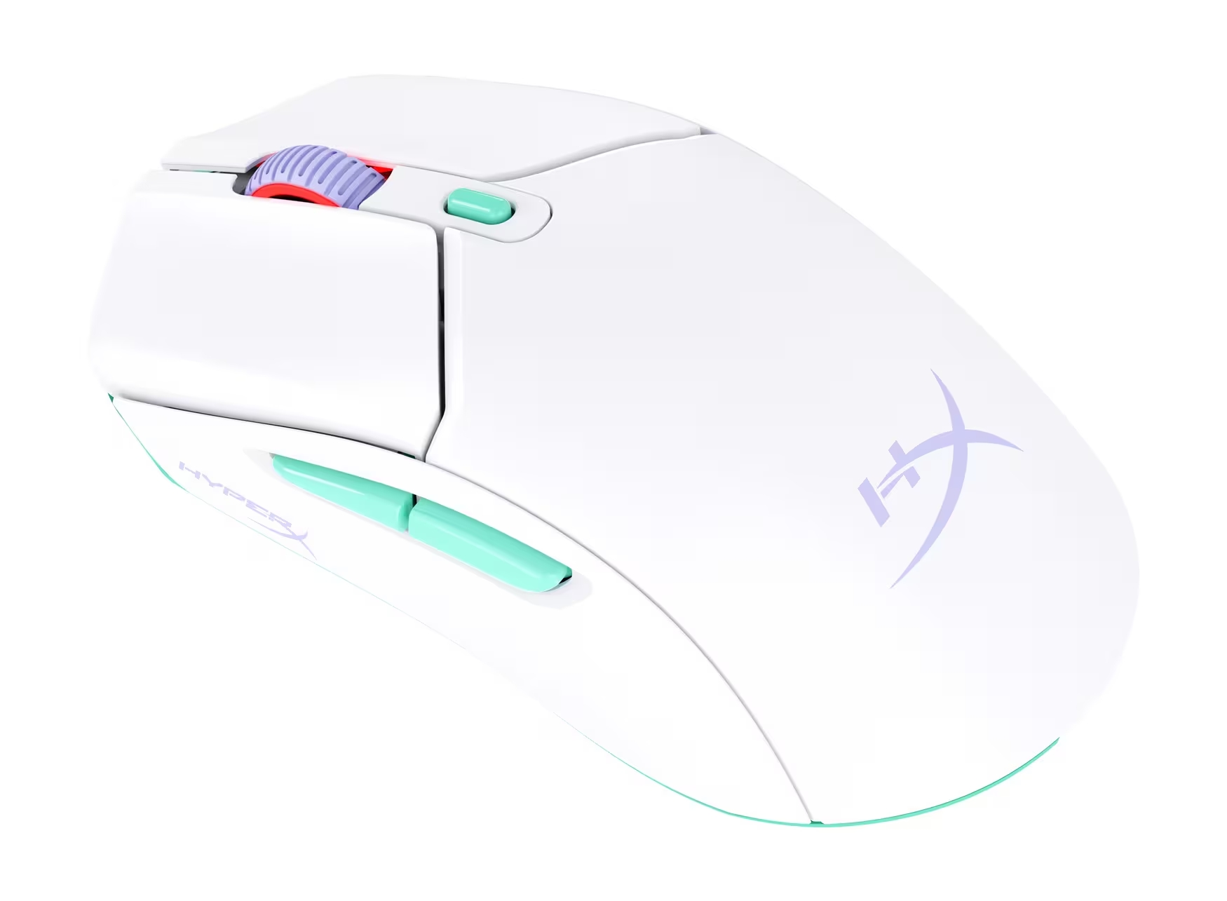 HyperX Pulsefire Haste 2 Core/Herní/Optická/12 000 DPI/USB+BT/Bílá