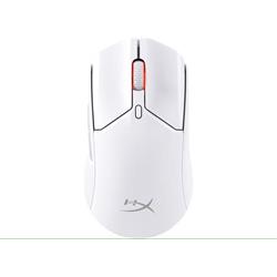 HyperX Pulsefire Haste 2/Herní/Optická/Pro praváky/26 000 DPI/USB+BT/Bílá