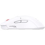HyperX Pulsefire Haste 2 Mini/Herná/Optická/Pre pravákov/26 000 DPI/Káblová/Bezdrôtová/Biela