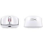 HyperX Pulsefire Haste 2 Mini/Herní/Optická/Pro praváky/26 000 DPI/Drátové/Bezdrátové/Bílá