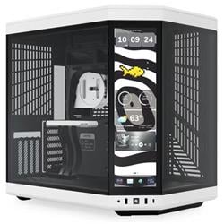 HYTE skříň Y70 Touch Infinite Panda / 14,9" dotykový displej / levé a přední sklo / Riser PCIe 4.0 / bez zdroje
